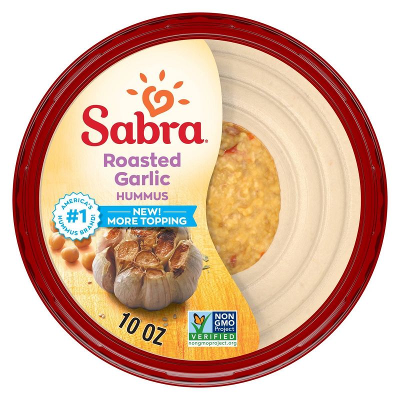 Sabra Roasted Garlic Hummus - 10oz, 1 of 8