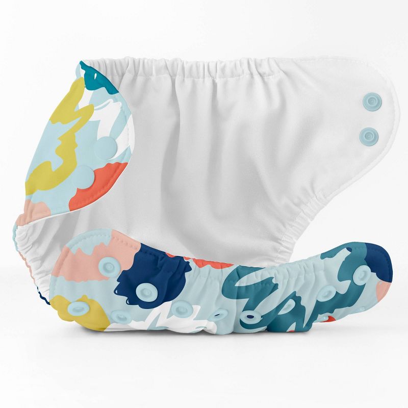 Esembly Cloth Diaper Outer Reusable Diaper Cover & Swim Diaper - (Select Pattern and Size), 4 of 12