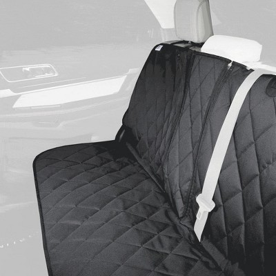 Black Heavy Duty Dog Seat Cover with Hammock for Cars