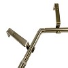Versailles Bay Steel Heavy Duty Curtain Rod Set for Windows 43" - 78" Brushed Nickel - 3 of 4