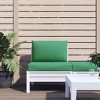 vidaXL Green Pallet Cushions, Set of 2, Made with Durable Oxford Fabric and Plump Hollow Fiber Filling - Patio Seating - 2 of 4