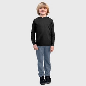 City Threads Boys Soft Cotton 3-Pocket Jersey Pants - UPF 50+ - USA-Made - 1 of 4