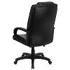 Emma and Oliver High Back Black LeatherSoft Oversized Headrest Executive Swivel Office Chair - 3 of 4