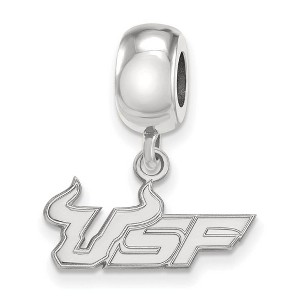 Black Bow Jewelry Sterling Silver South Florida Bulls NCAA Bead Charm - 1 of 4