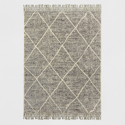 Desert Hatch Outdoor Rug Gray - Threshold™