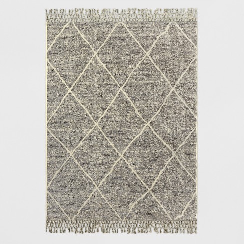 Desert Hatch Outdoor Rug Gray, Grey And White Rugs Target