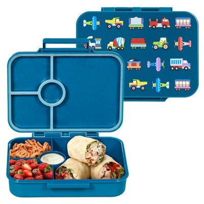 BergHOFF Essentials 6Pc Lunch Box Set For Two, Silicone Stretch Band, PP Lid