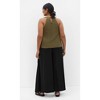 Women's Plus Size Paloma Top - khaki | CITY CHIC - 3 of 4