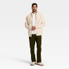 Men's High Pile Lined Fleece Hooded Full-Zip Sweatshirt - Goodfellow & Co™ - 3 of 3