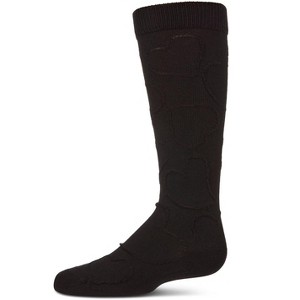 Memoi Girls Stretch Cotton Multi Heart Design Knee Sock - 1 of 3