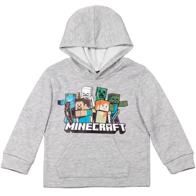 Minecraft Fleece Pullover Hoodie Little Kid to Big Kid
