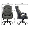 Adjustable Office Chair with High-Back and 360° Swivel, Comfortable Task Chair for Home and Work-The Pop Home - 4 of 4