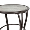 3 Pieces Patio Furniture Set Rocking Bistro Set Outdoor Rattan Conversation with Coffee Table for Garden Balcony Backyard Poolside - 4 of 4