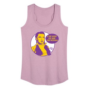 Women's - Wizard of Oz - Dorothy I've Got To See The Wizard Graphic Racerback Tank - 1 of 4