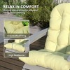 Aghana Digitals Beige Adirondack Chair Cushion Set: 2-Piece Tufted High Back Patio Cushions with Beige 48.80×20.50×3.90 in - 4 of 4