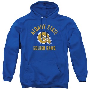 Albany State University Official Albany Golden Rams Logo Adult Pull-Over Hoodie - 1 of 4