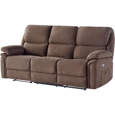 AMERLIFE Power Recliner Sofa with Type-C & USB Charging Ports