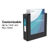 Staples Standard 1/2" 3-Ring View Binder Black (26425-CC) 82616 - 2 of 4
