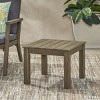 Minimalist Wooden Console Table,Solid Acacia Entryway Table with Slatted Top,Modern Sofa Side Table for Living Room or Patio-Maison Boucle - 2 of 4