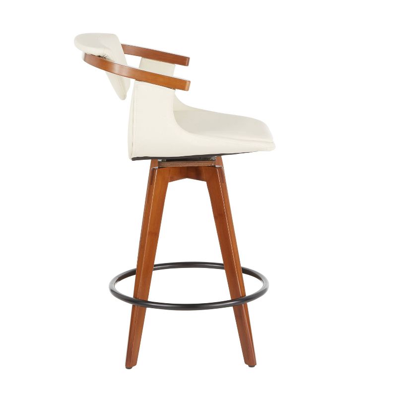 Oracle Mid-Century Modern Counter Height Barstool - LumiSource, 3 of 12