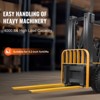 VEVOR Pallet Fork Extensions, 60" Length 4.5" Width, Heavy Duty Carbon Steel Fork Extensions for Forklifts, 1 Pair Forklift Extensions, Yellow - 3 of 4