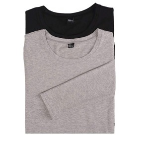 Felina | Key Item Long Sleeve Crew Neck Tee | Cotton & Modal | 2-Pack - 1 of 4