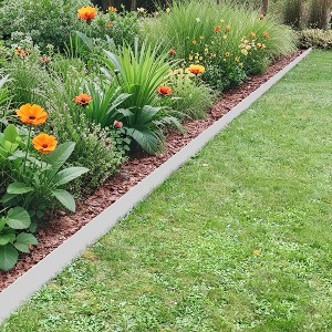 2-Pack Corten Steel Landscape Edging – 42" x 5" Deep, Easy Install Hammer-In Garden Borders - 1 of 4
