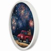 Creative Products Goldens Watching Fireworks 20x20 Round Framed Print - 2 of 4