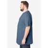 KingSize Shrink-Less Lightweight Longer-Length Crewneck Pocket T-Shirt - 4 of 4