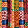 Misha Light Filtering Window Curtain Panels Fuchsia/Navy 52X84 Set - 3 of 4