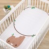 NoJo Marvel Guardians of the Galaxy White, Tan, Blue, and Green, I Am Groot Photo Op Nursery Fitted Crib Sheet - 2 of 4