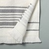Multistripe Bath Towels Cream/Railroad Gray - Hearth & Hand™ with Magnolia - image 4 of 4