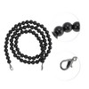 Unique Bargains Faux Pearl Handbag Strap Black 1 Pc - 3 of 4