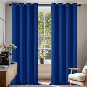 Deconovo Grommet Blackout Curtains, 2 Panels, OEKO-TEX Certified - 1 of 4