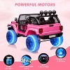 2-Seater Kids Electric Ride-on Car, 2WD/4WD Toddler Truck with Trunk, Suspension, LED Lights & Music, Remote Control Vehicle for Ages 3-8 - 3 of 4