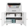 Metal Printer Stand with Storage, Mobile File Cabinet, Rolling Printer Table for Letter/Legal/A4 Size Files, Printer Stand on Wheels - 2 of 4