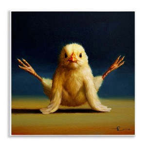 Stupell Industries Yoga Chicks Exercise Pose, 12" x 12" - 1 of 4