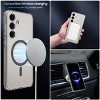 Reiko Carbon Fiber Pattern Built-in Magnetic Shockproof Transparent Phone Case for Samsung Galaxy S24 Plus - 2 of 4