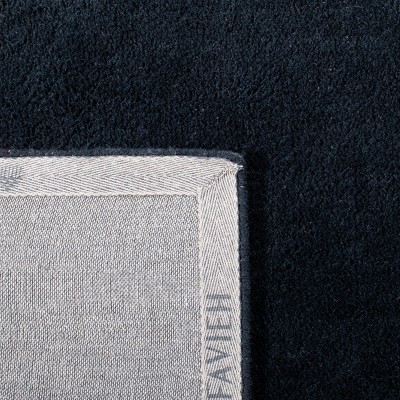 Himalaya Black Hand Tufted Wool Runner Rug