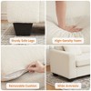83 Inch Modern 3 Seater Sofa, Metal Frame, Comfortable Cloud Couch, for Living Room, Bedroom, Office - 4 of 4