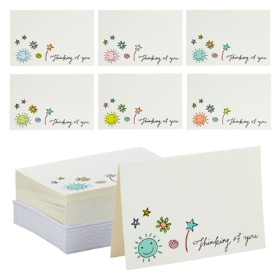 Best Paper Greetings 48 Pack Hello Notecards And Envelopes Set, Just  Because Greeting Cards, Blank Inside, 6 Designs, 4x6 In : Target