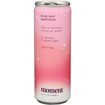 Moment Botanical Water Cherry Hibiscus - Case of 4 - Pack of 12 - 11.5 fl oz