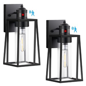 DAKAFUL 2 PACKS  Outdoor Lights Fixtures Wall Mount - 1 of 4