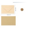 Unique Bargains Invitation Envelopes for Greeting Cards Wedding Birthday Christma 5 Pcs - 2 of 4