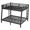 Full XL Over Queen Bunk Bed with Ladder and Guardrails - 4 of 4