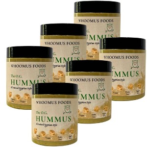 Whoomus All Natural Gourmet Hummus - Bold Original Flavor, 8oz, 6 Pack - 1 of 4