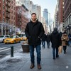 Canada Weather Gear Men’s Duck Canvas Parka|Heavyweight Insulated Winter Jacket with Hood and Full Zipper Closure - 2 of 3