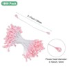 Unique Bargains Craft DIY Wreaths Mini Double Heads Artificial Flower Stamen Kit 1800 Pcs - 3 of 4