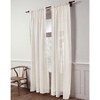 Solino Home Linen Sheer Curtains With Rod Pocket For Living Room, Bedroom - 2 of 4