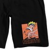 Naruto CLASSIC Naruto Lounge Shorts on Black Adult - 2 of 4